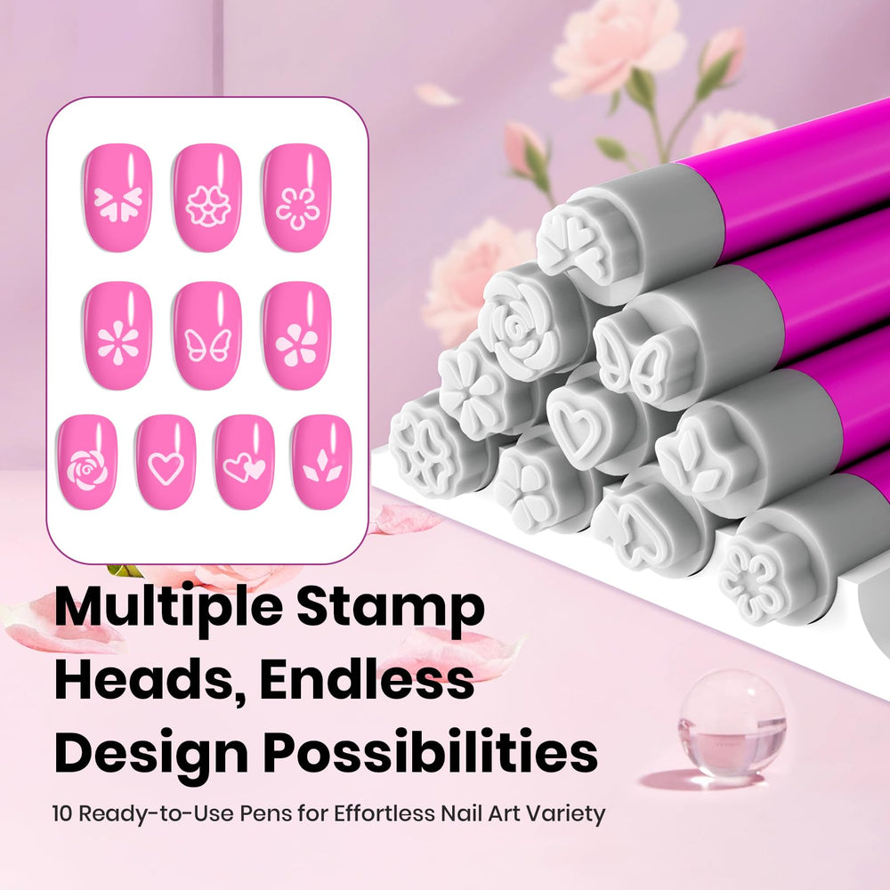 Beetles brush holder keeps tools organized for quick, mess-free nail art sessions.