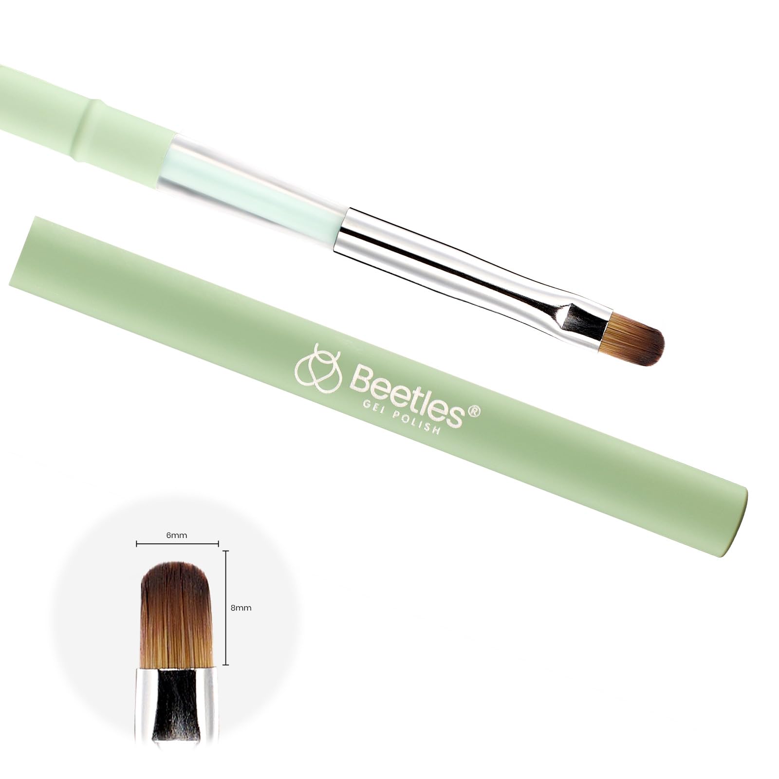 Beetles Nail Art Brush compact storage for easy on-the-go use.