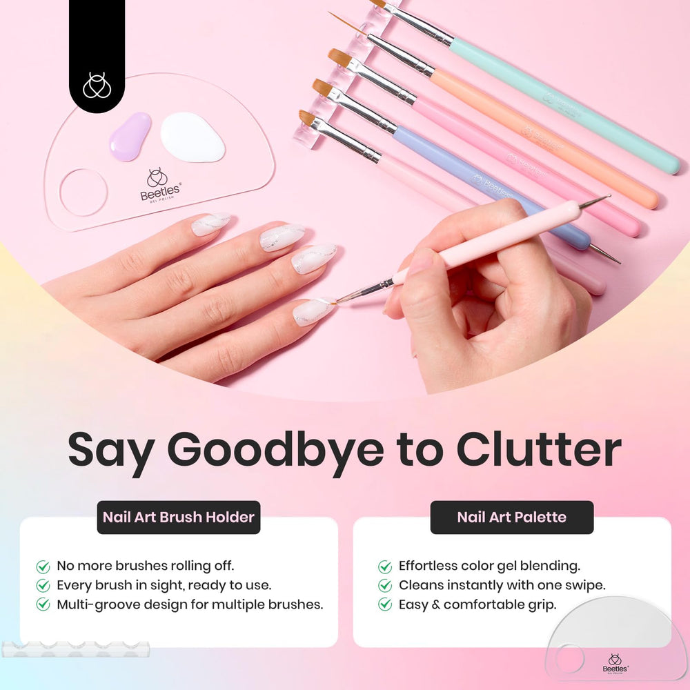 Beetles Nail Art Brushes dotting pen for precise dots and accents