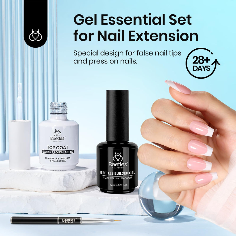 Beetles Nail art gloss finish enhances design with lasting high shine.