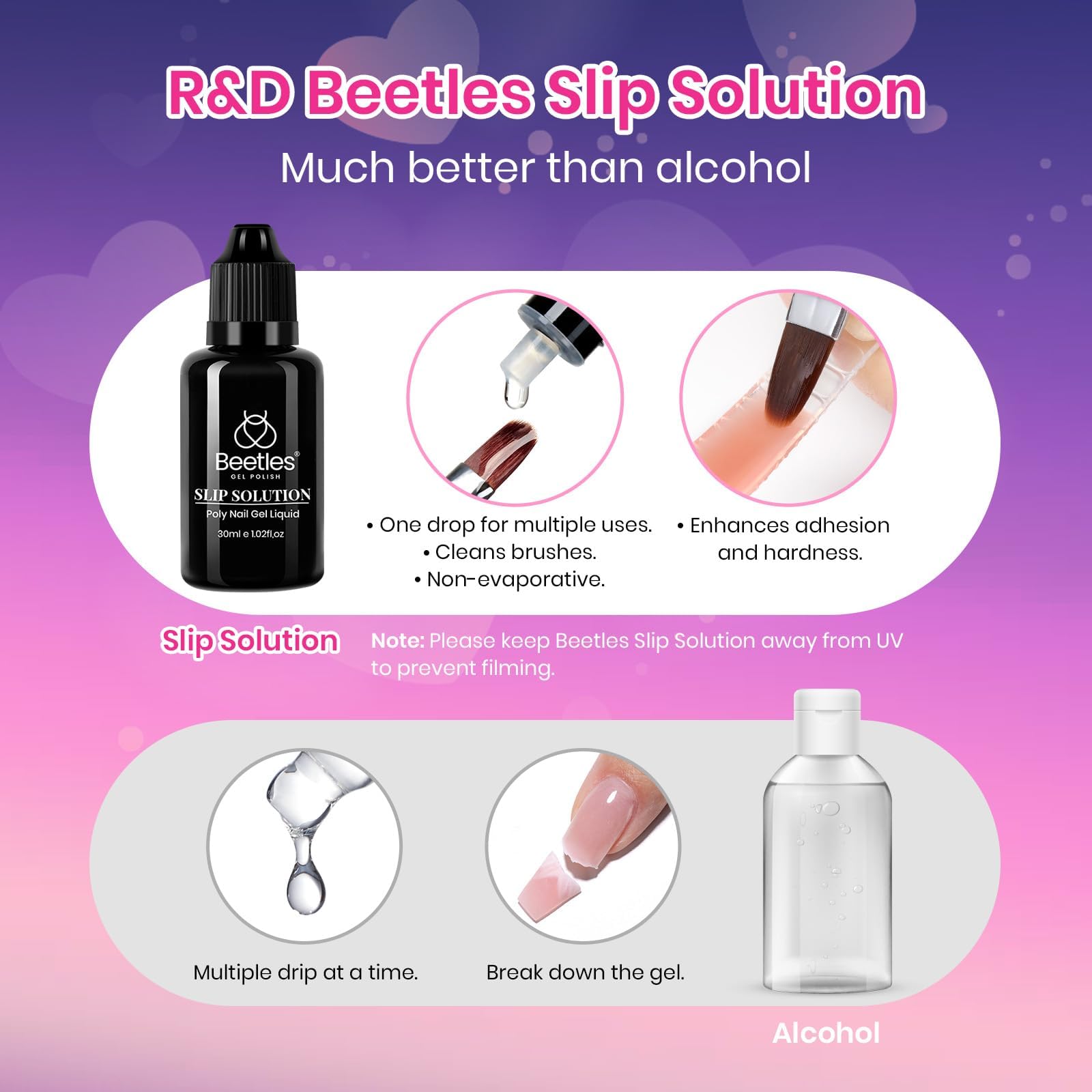 Beetles double-ended nail art pen for precise home designs.