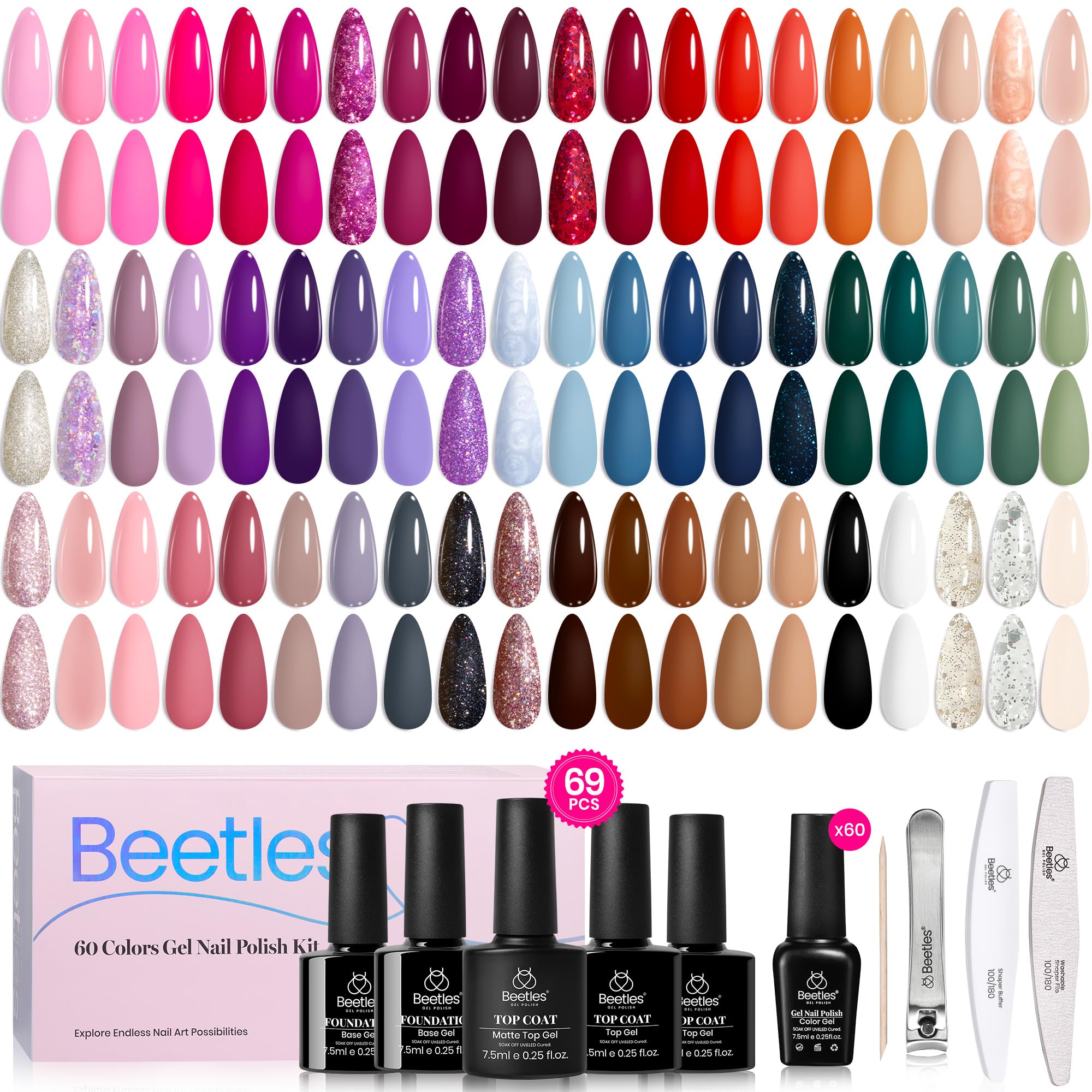 Beetles Nail Clipper for clean, precise trimming