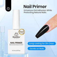 Beetles Nail Dehydrator Primer Set removes oils for better adhesion