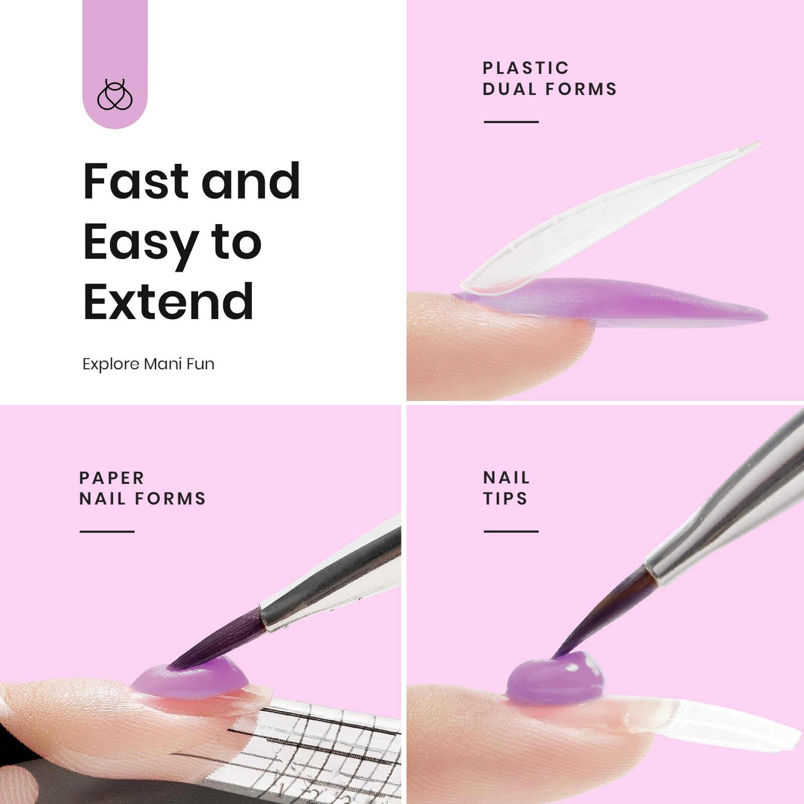 Beetles Nail Extension Gel Set for beginners demonstrates simple steps toward salon-like results at home.