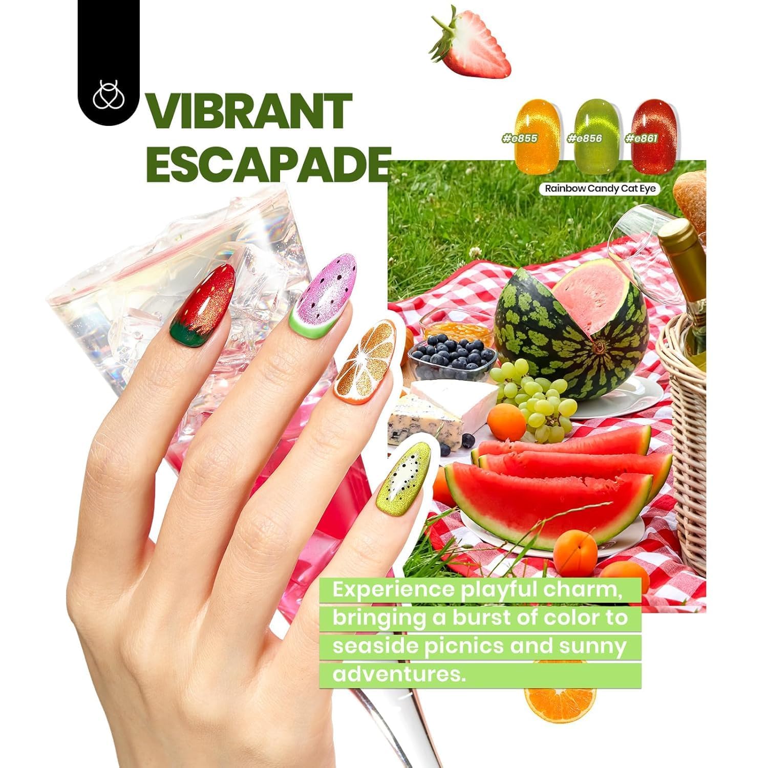 Beetles nail file and buffer prep nails for polish