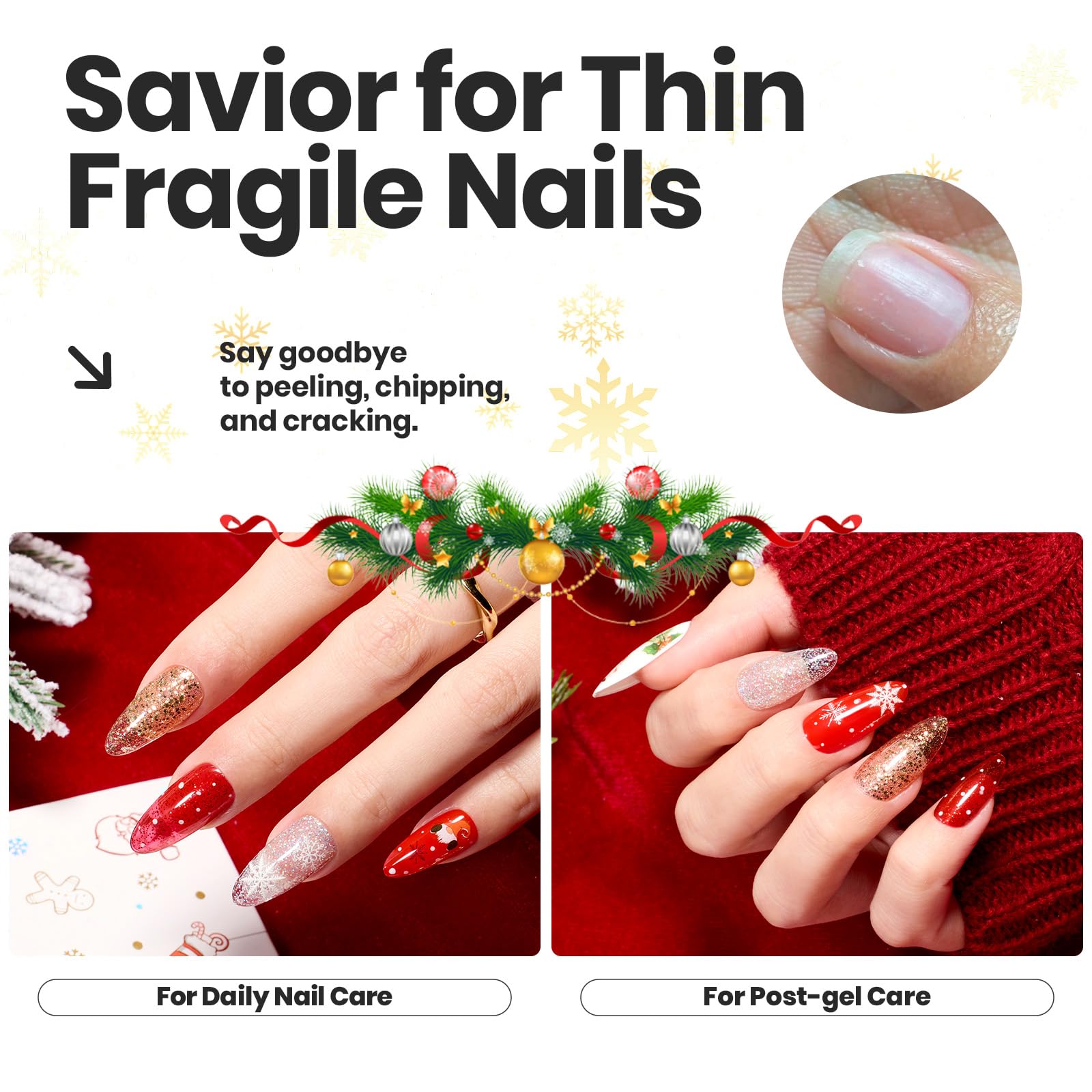 Beetles nail polish with protective ingredients strengthens nails over time.