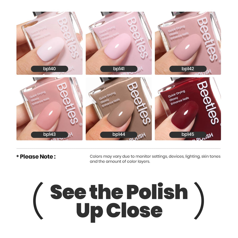 Beetles Gel Polish Coconut Mousse is easy to remove with standard remover.