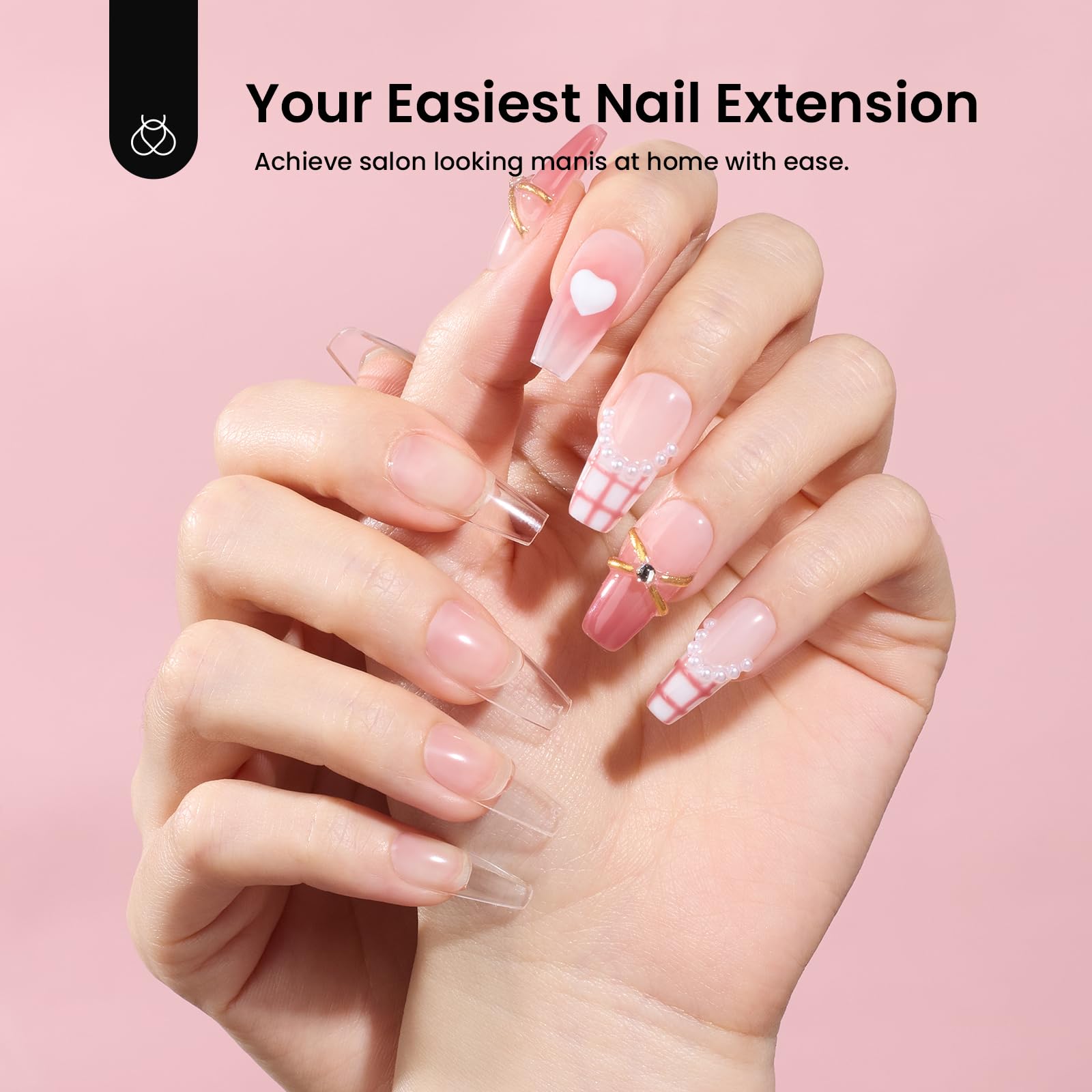 Beetles nail primer and dehydrator bottle for better adhesion and prep.