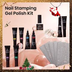 Beetles Nail Stamp Gel plates include heart and butterfly motifs for varied designs.