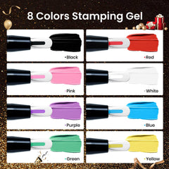 Beetles Nail Stamp Gel silicone stamper provides soft, precise transfers on nails.