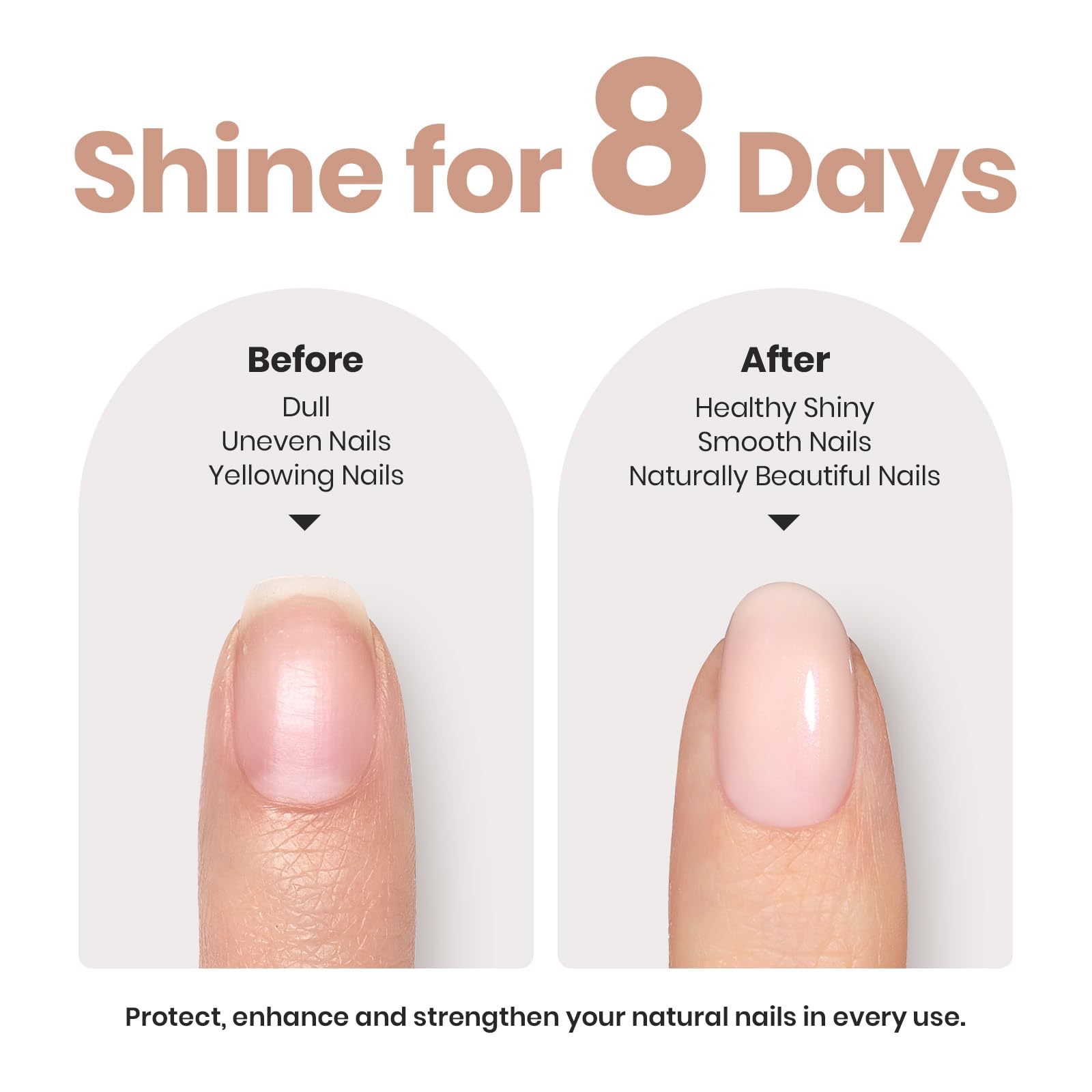 Beetles Nail Strengthener and Growth Concealer on toenails offering durable color.