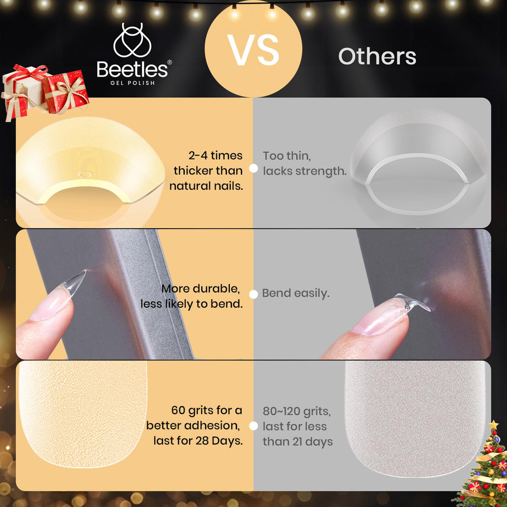Beetles diy press-on quick 3-minute manicure for busy days