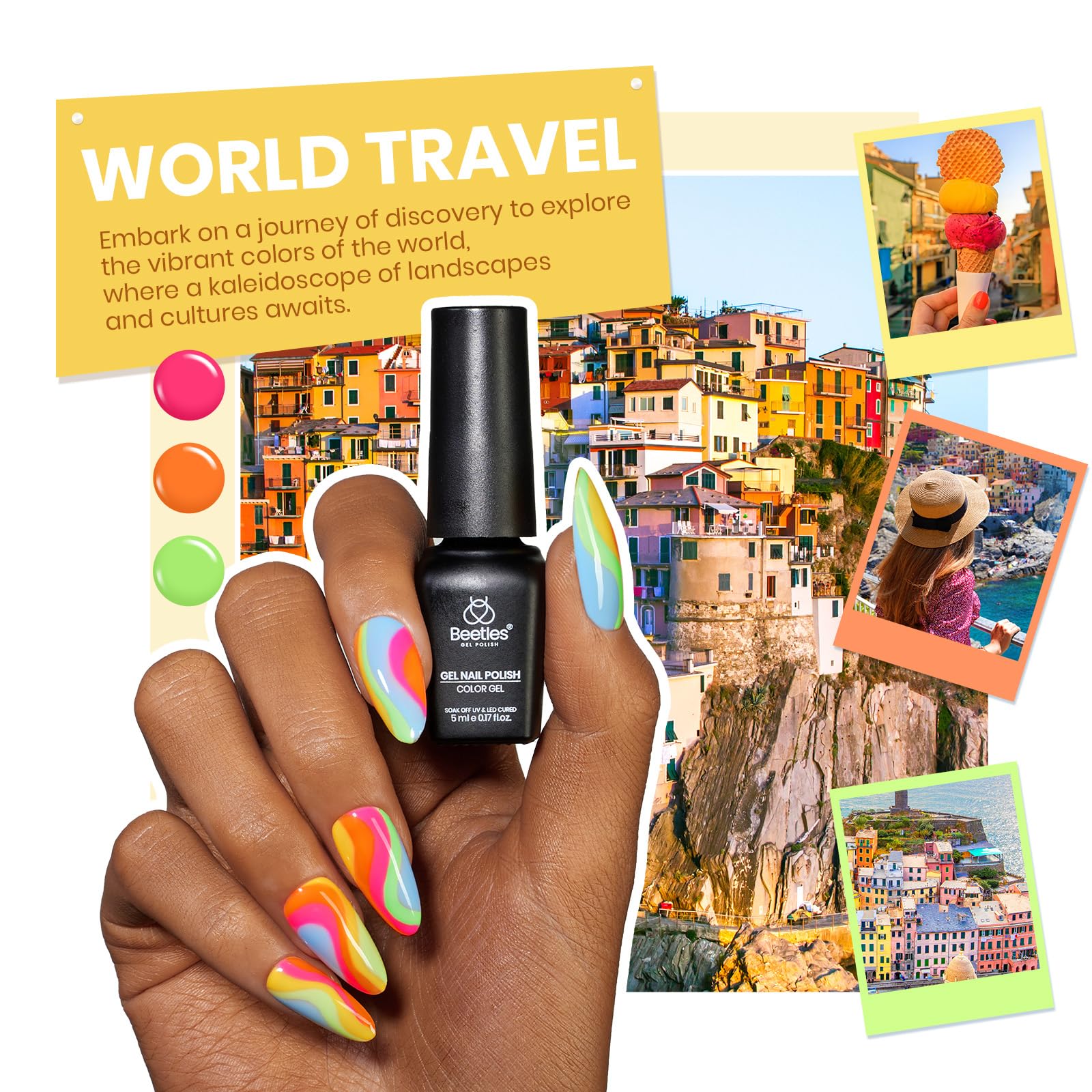 Beetles Nail tools and accessories ready for at-home manicure prep