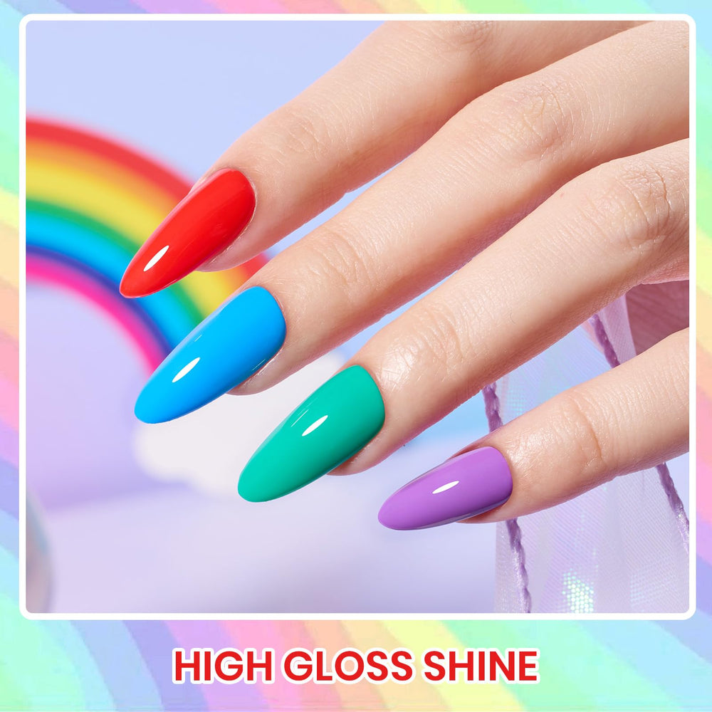 Beetles Rainbow Set ideal for festive holiday manicures and party looks