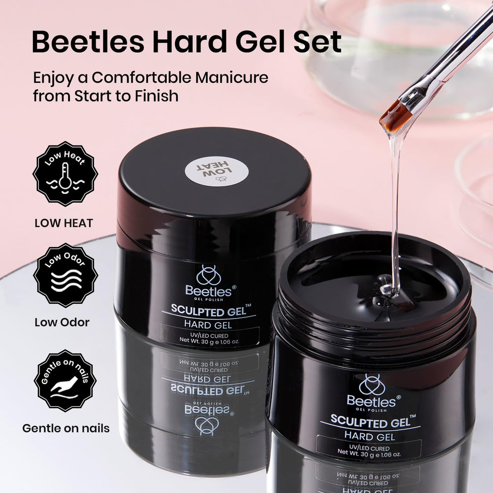 Beetles durable gloss finish showcases long-lasting salon-worthy shine.