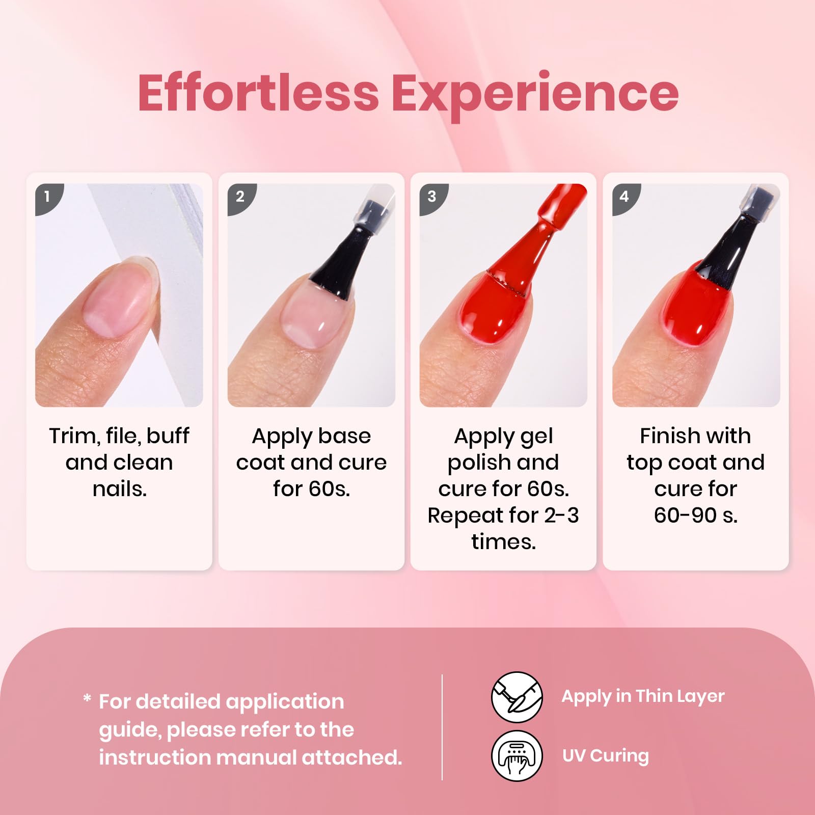 Beetles Nude Gel Polish long-wear hands scene suggesting color durability during daily tasks.