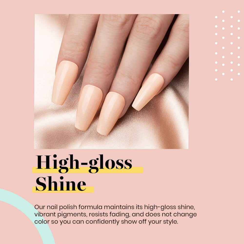Beetles Nude Gel Nail Polish application steps—easy home manicure