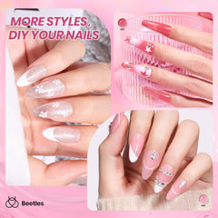 Beetles nude pink gel kit base coat provides durable foundation for long wear