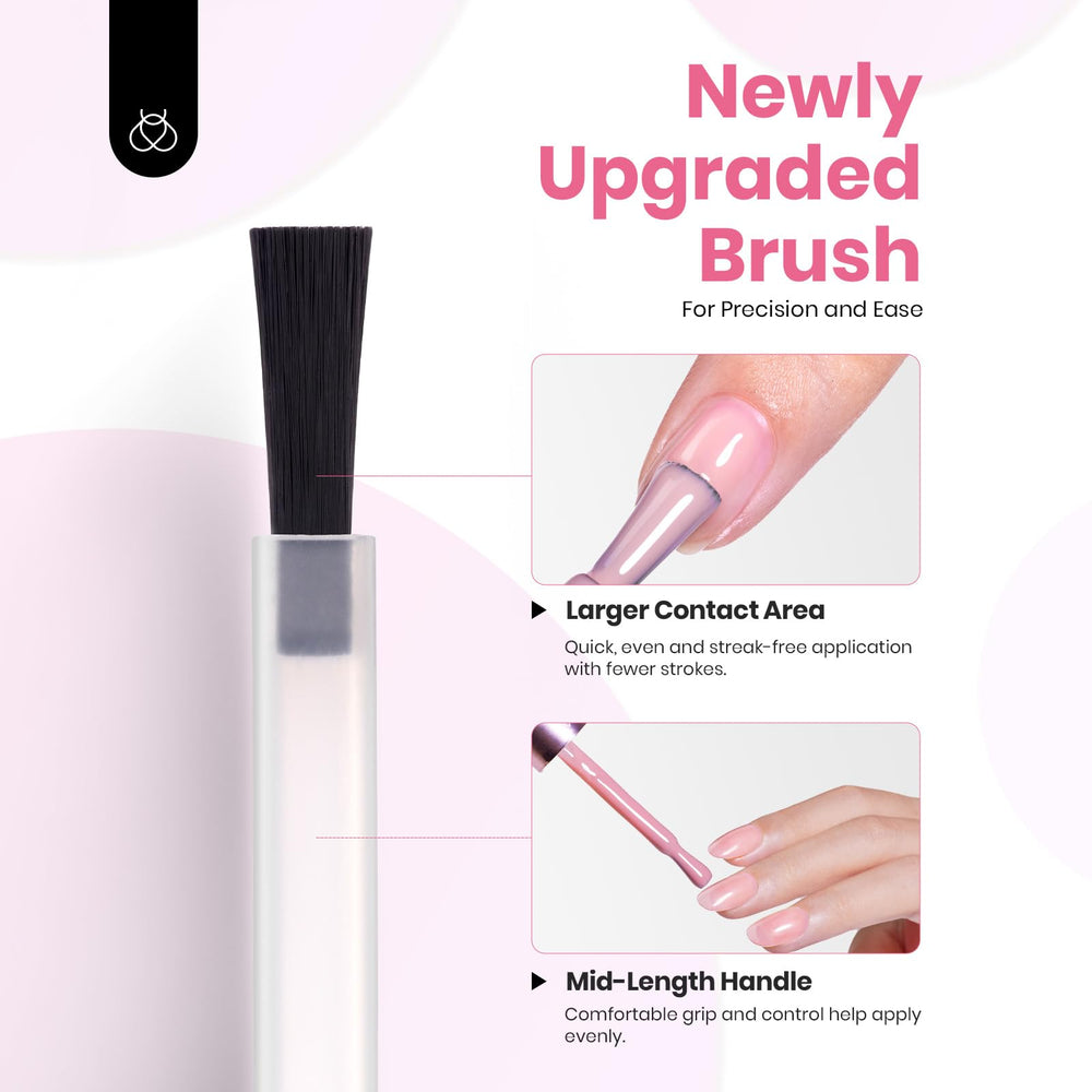 Beetles Nude Pink Gel Nail Polish Set cruelty-free badge and ethical beauty promise