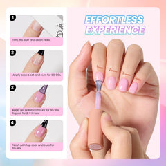 Beetles Pastel Gel Nail Polish bottle closeup with glossy finish cue