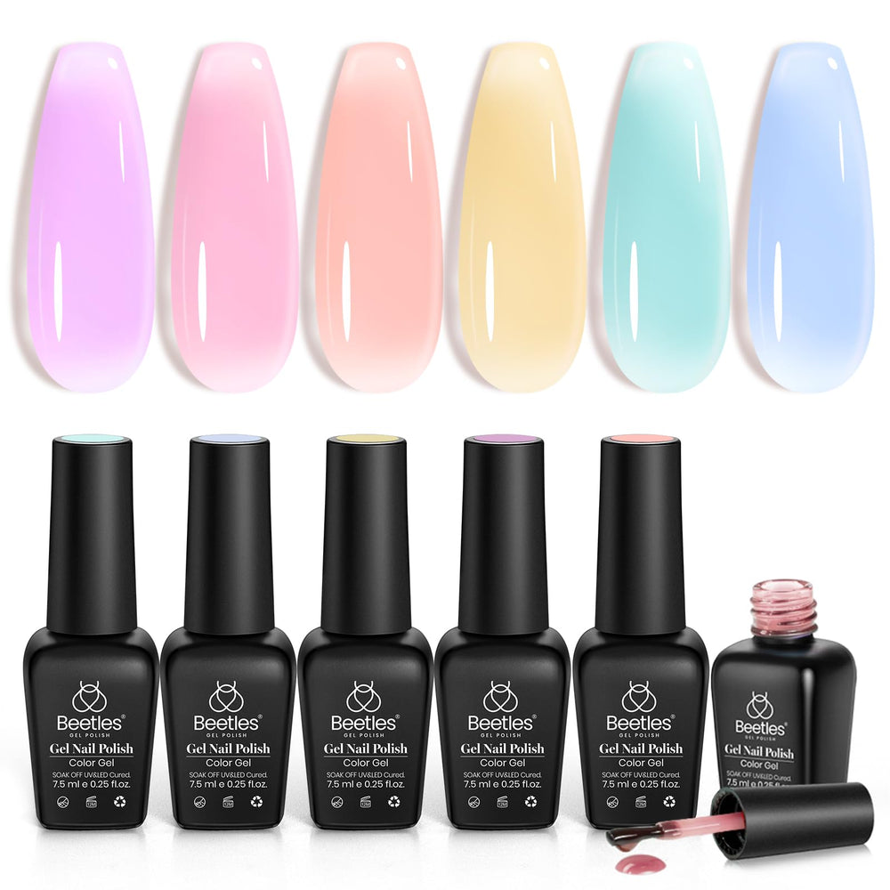 Beetles Pastel Gel Nail Kit gift ready packaging appeals to gift shoppers
