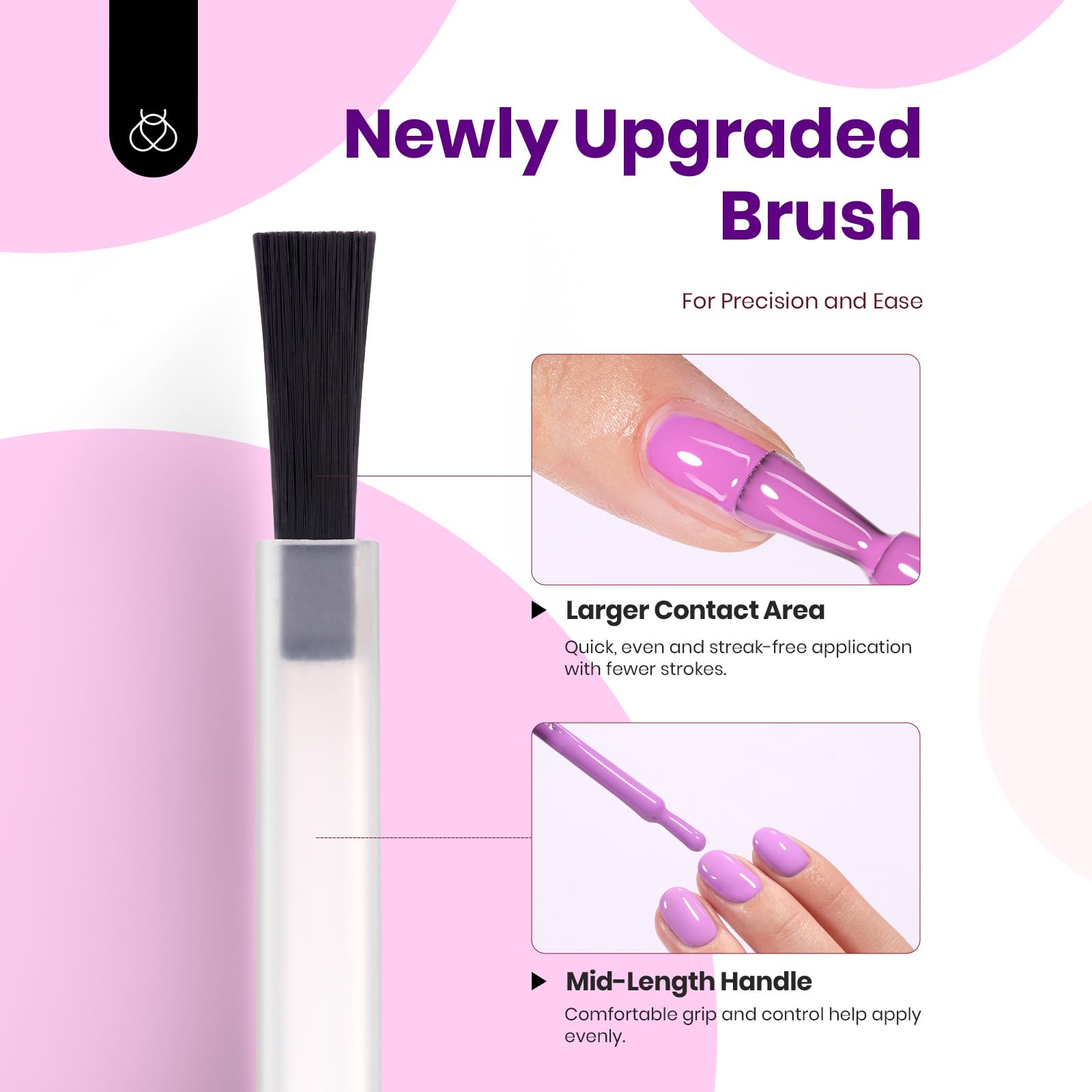 Beetles Gel Polish UV-LED lamp setup enables quick cure.