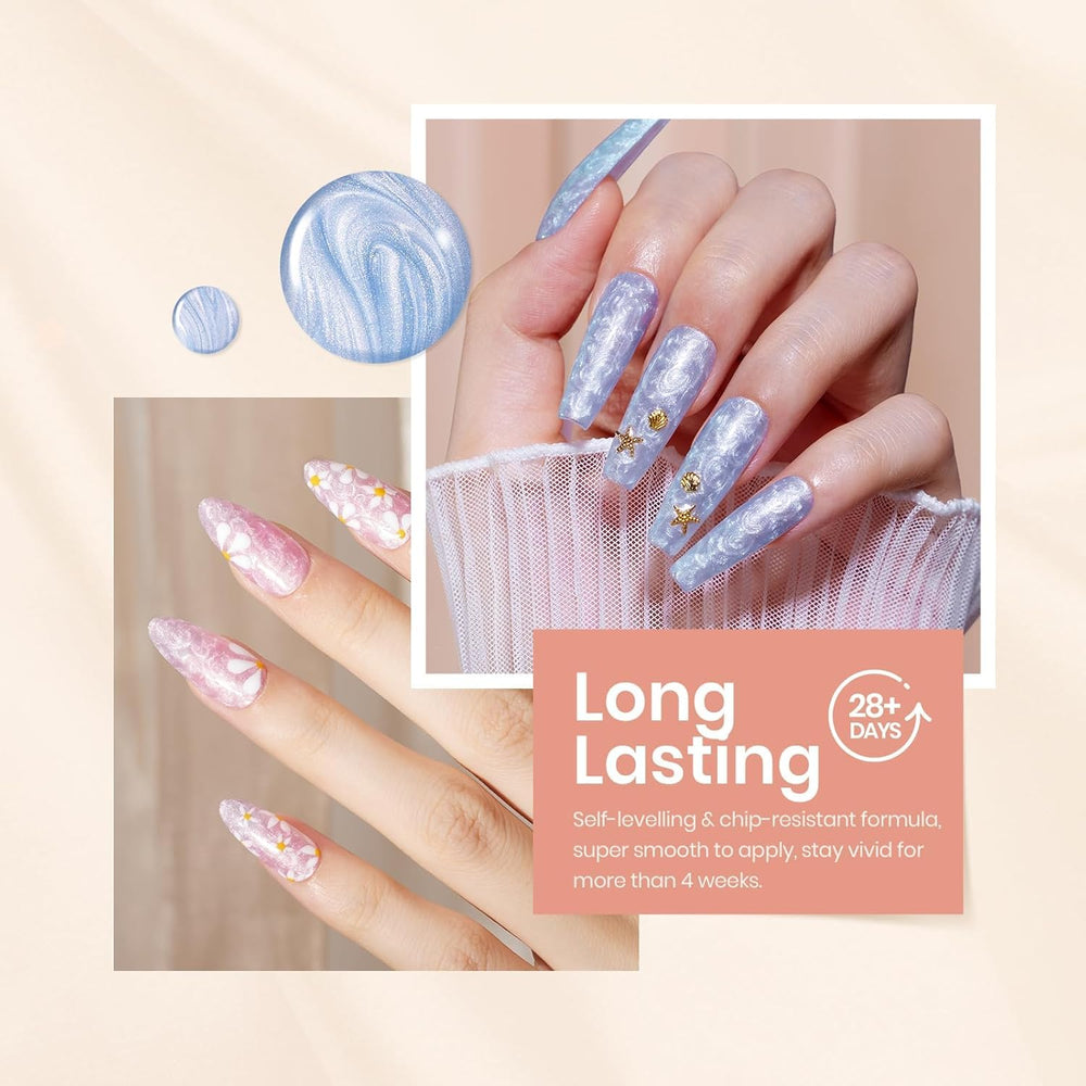 Beetles Pearl Gel Polish with UV/LED cure guidance for durable wear and proper curing.