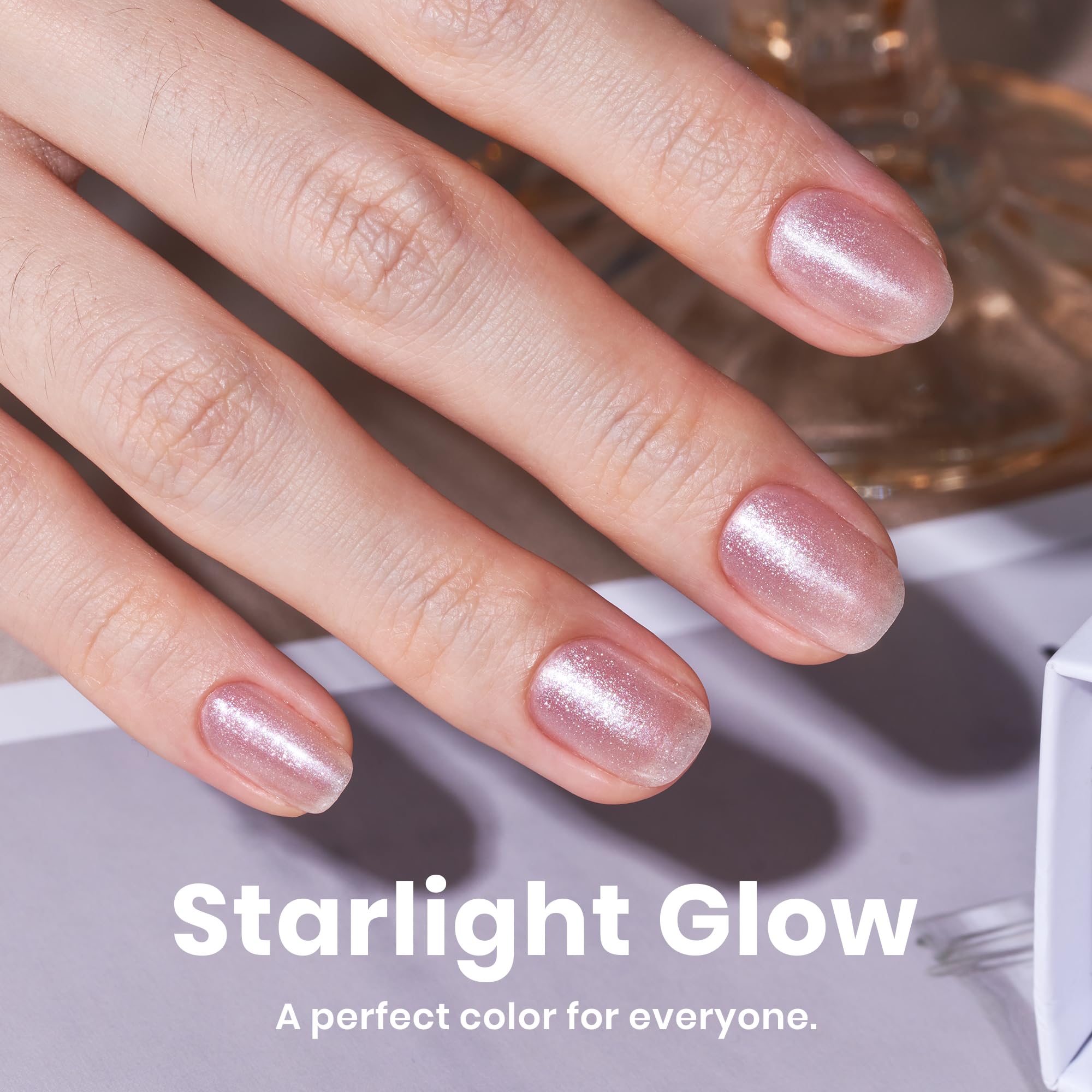 Beetles Pearl Nail Polish brush-detail shows quick-dry formula for air-dried nails in minutes.