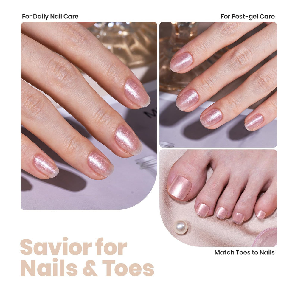 Beetles Pearl Nail Polish gloss-finish-8days captures salon-like shine and durable color.