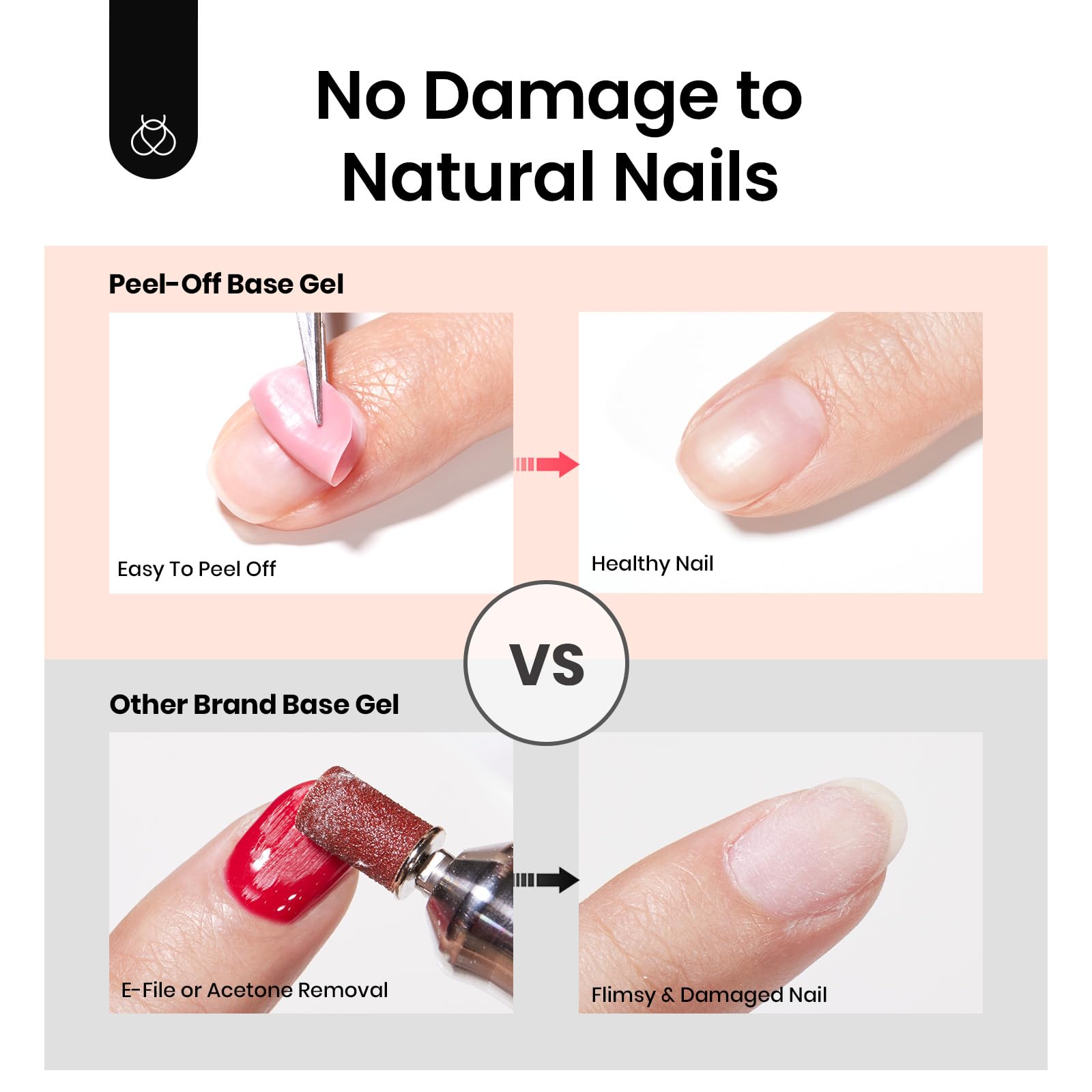 Beetles Peel Off Base Coat peel-off removal showcases quick, damage-free color switch