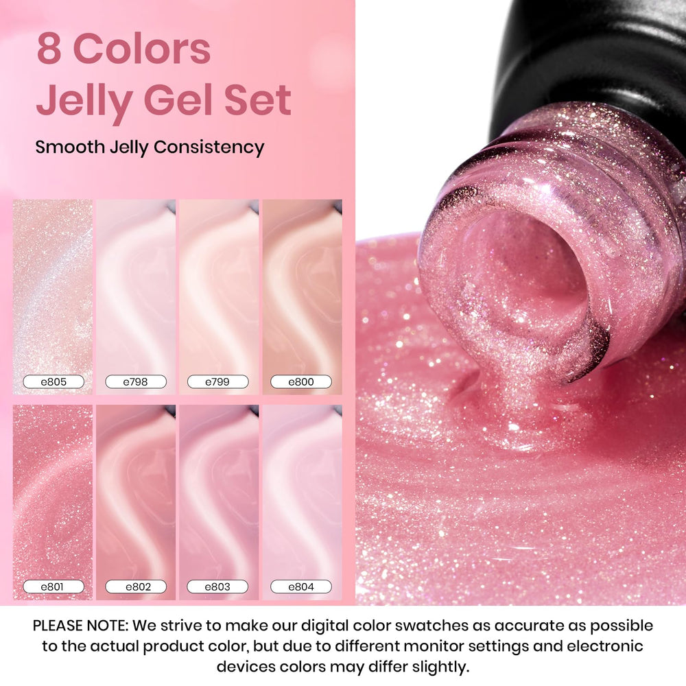 Beetles Pink Gel Polish application-demo shows home manicure