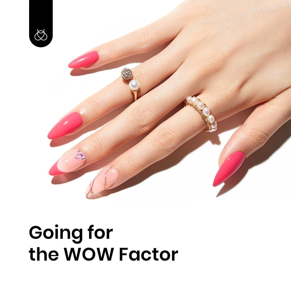 Beetles Pink Gel Nail Polish requires base and top coat for flawless coverage with prep.