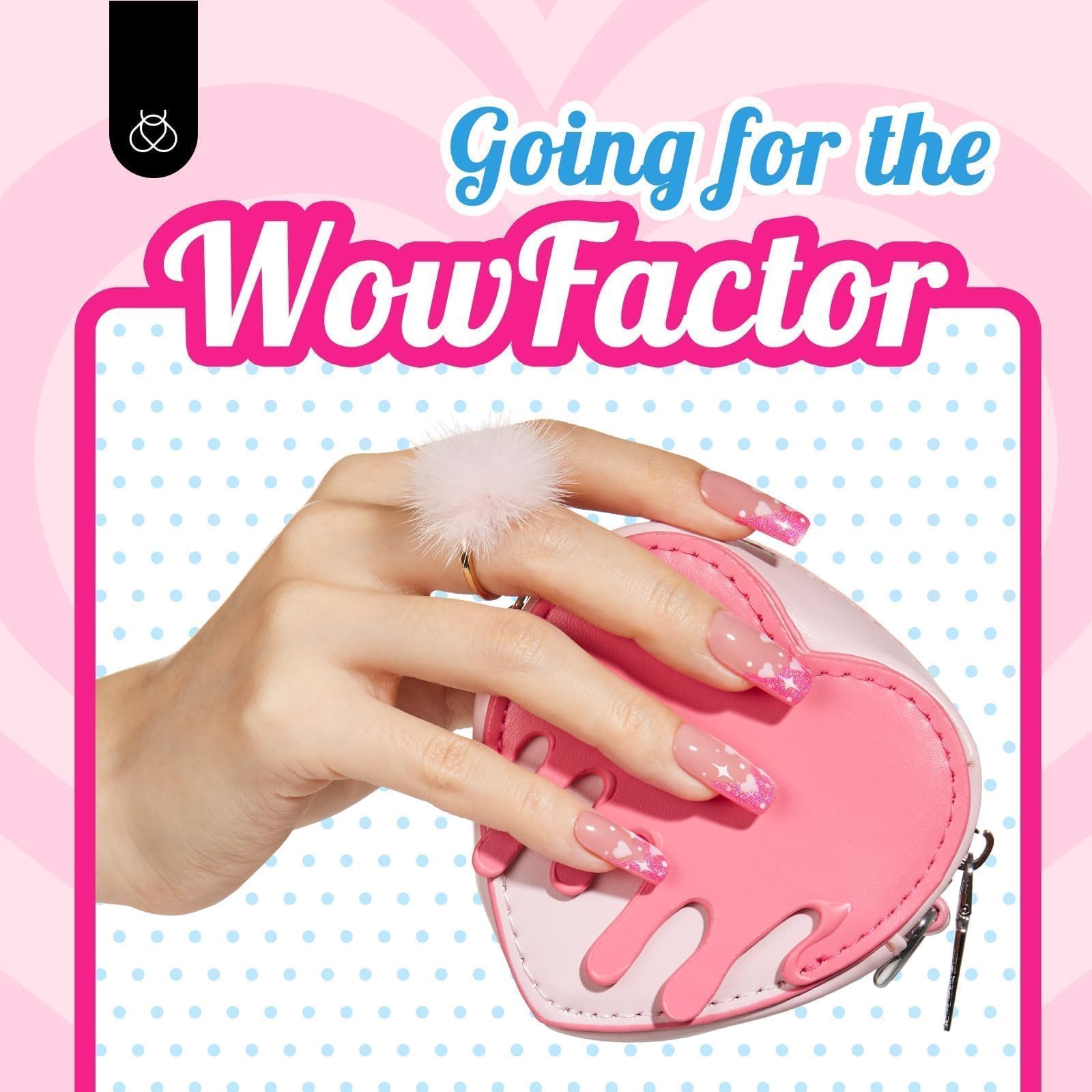Beetles Pink Glitter Gel Polish under lighting captures diamond-like reflective effect.