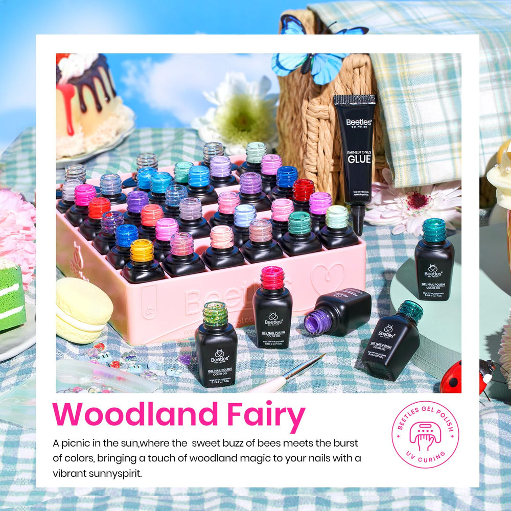 Beetles gel nail polish bottles reveal shimmering finishes for durable, glossy nails