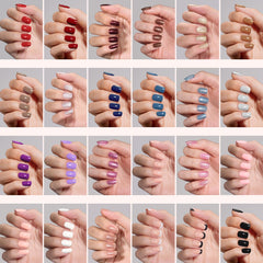 Beetles Press On Nails Kit 15 sizes spread ensures natural fit across nail shapes