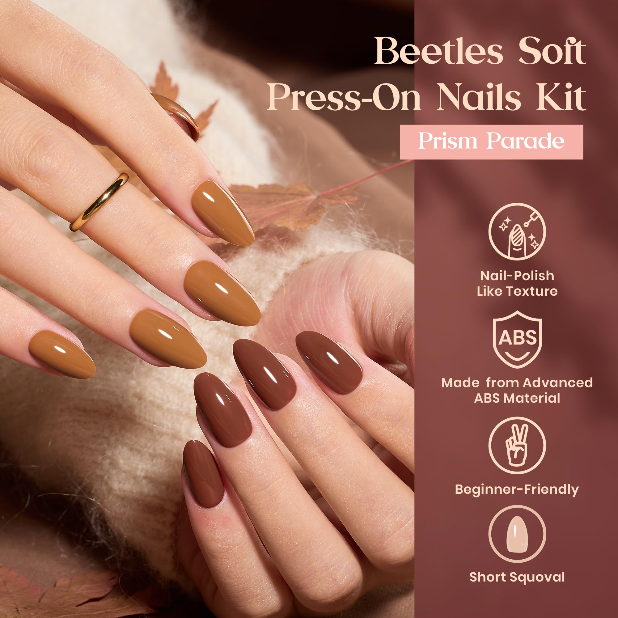 Beetles Prism Parade 720pcs nails packaging display with variety.