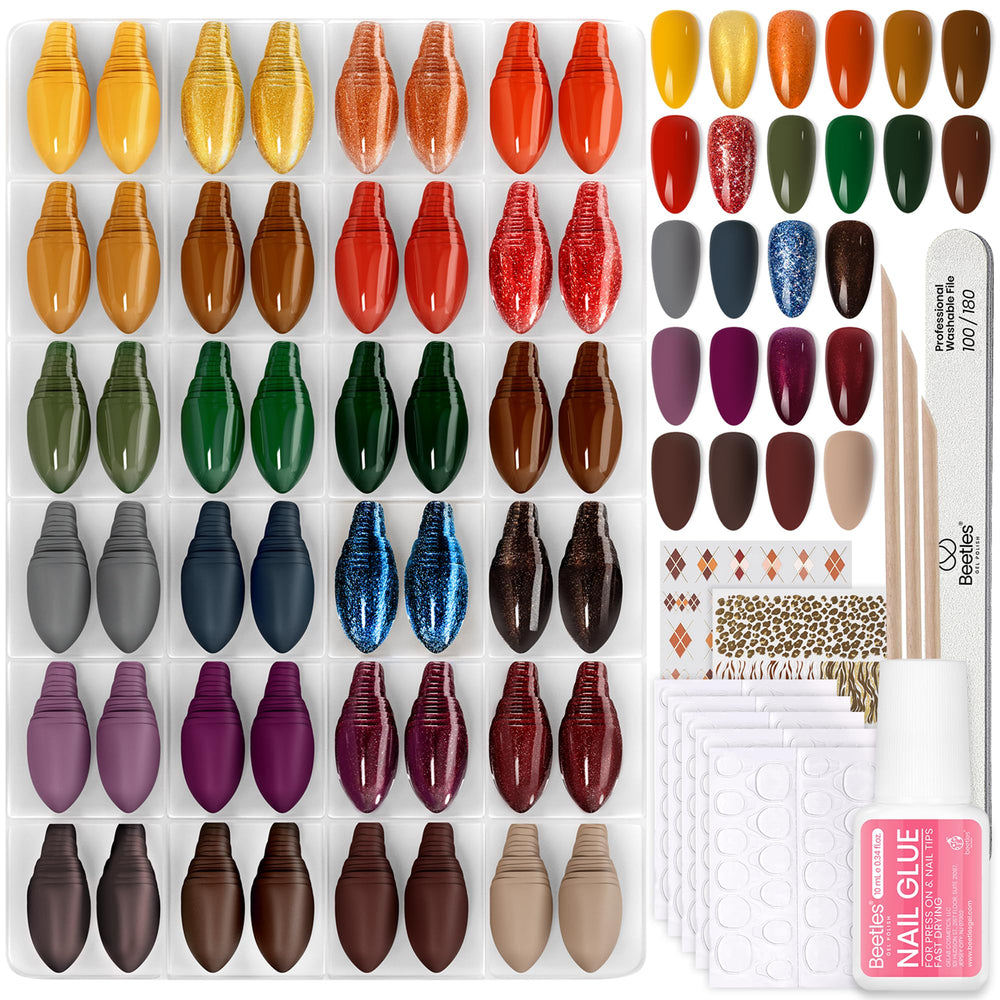 Beetles Prism Parade nails kit overview showing all-in-one manicure solution.