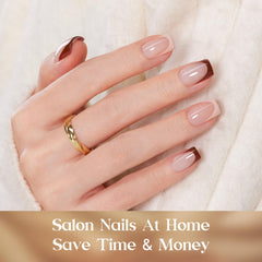Beetles quick-dry glue for secure nail application