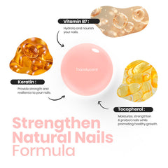Beetles quick-dry nude pink bottle dries fast for easy manicures.