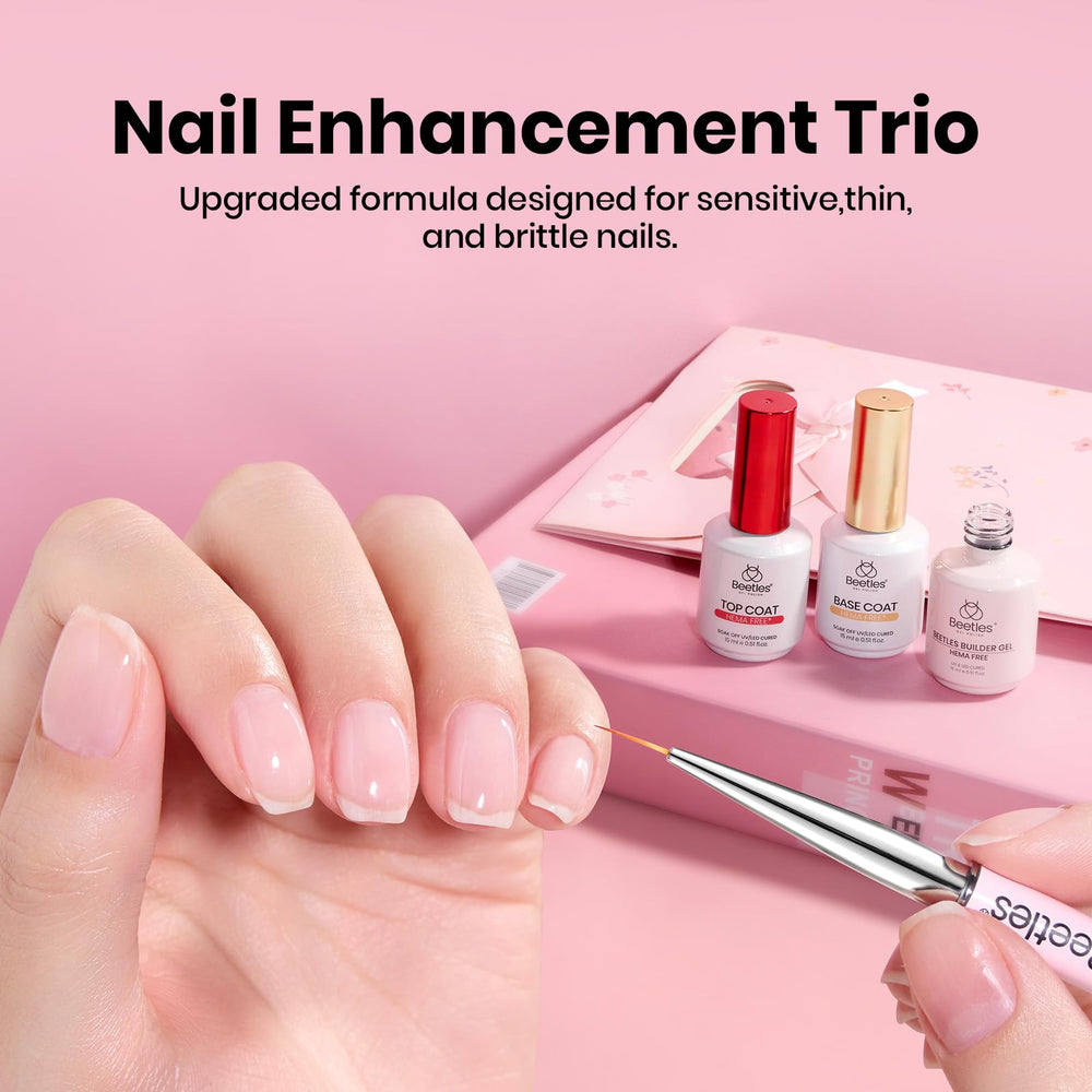 Beetles at-home manicure setup for salon-like results.