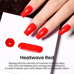 Beetles Red Gel Nail Polish bottle cap closeup—precise control for smooth application