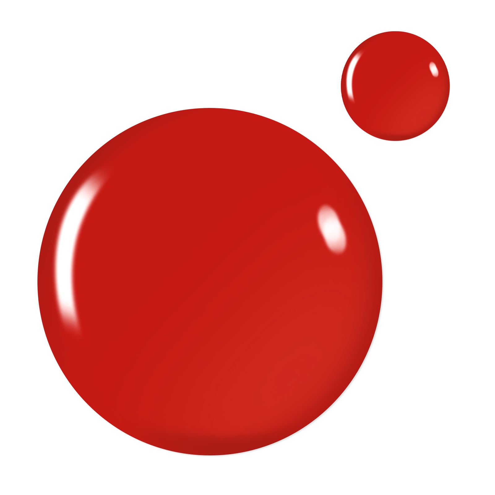 Beetles Red Gel Nail Polish label closeup—premium branding supports a luxe salon look