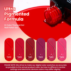 Beetles Crimson Horizon f960 swatch ideal for classic crimson manicure