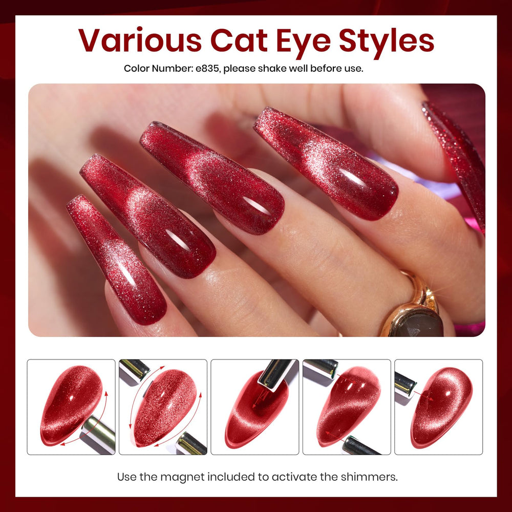 Beetles Red Revival: tarjeta de color para combinar tonos.