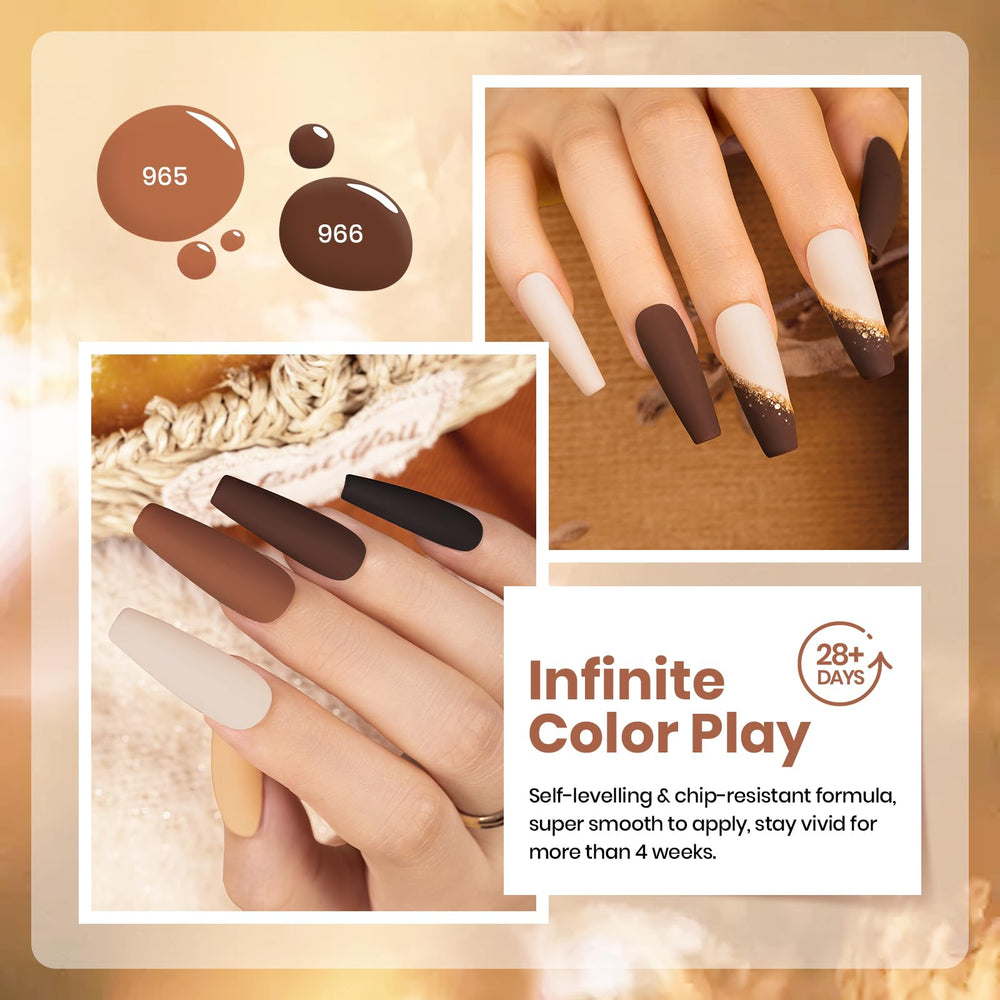 Beetles Roasted Chestnuts deep-roast polish swatch demonstrates rich depth and coverage.