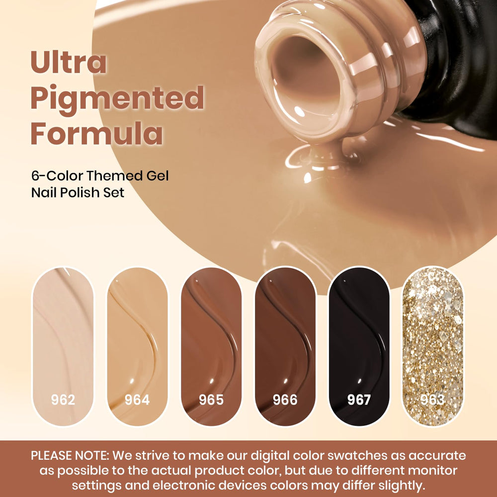Beetles Roasted Chestnuts khaki-glitter polish swatch offers subtle sparkle for festive looks.