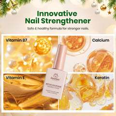 Beetles Rubber Base Gel nude six-color bottle close-up, showcasing versatile nude shades.