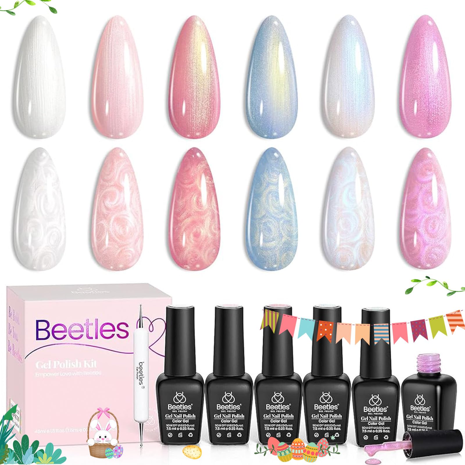 Beetles shake-well-before-use to ensure pigment suspension for vivid color.