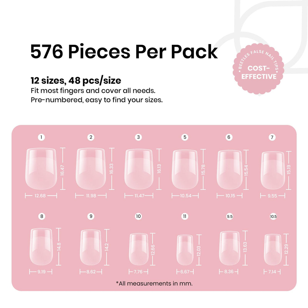 Beetles Gel Polish half-matte inner surface enhances gel bonding