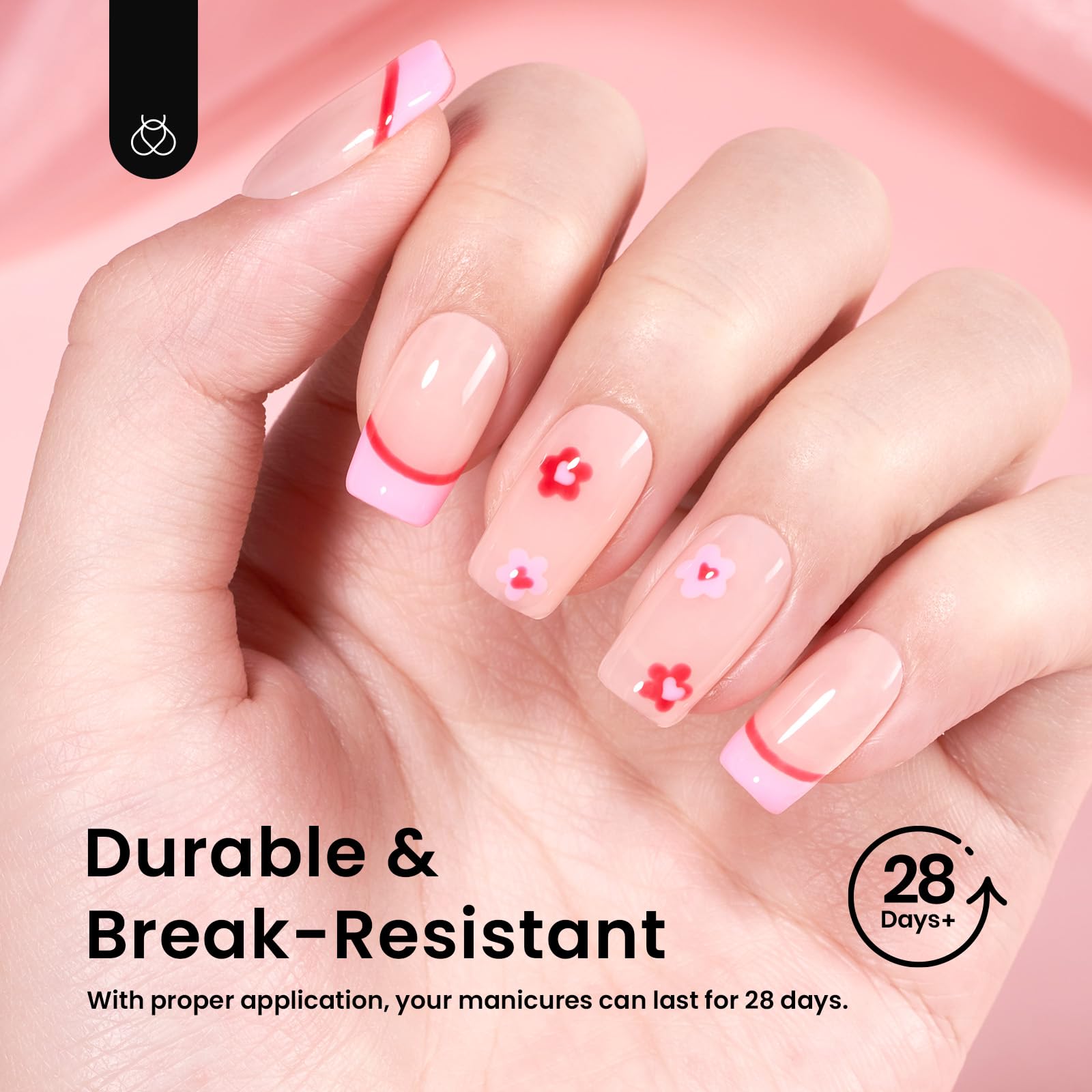 Beetles sistema de grabado y extensiones de uñas: aplicación limpia.